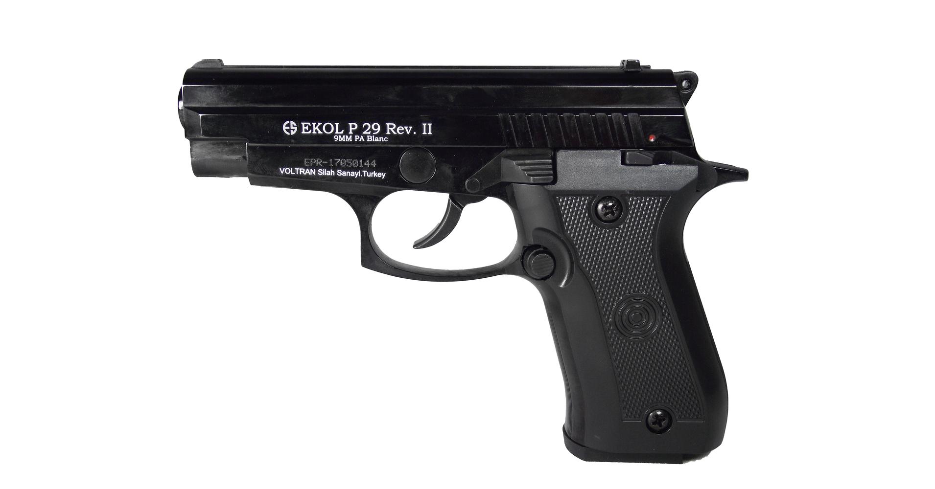 EKOL P29 REV II gázpisztoly, fekete, 9mm - Szekrénytáras fegyver ...